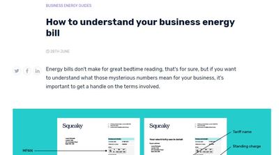 How to understand your energy bill - Squeaky Energy